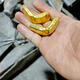 Sikkim, South Africa, high imitation gold bars, non-discoloring, tools for random cutting, molding, wealth-seeking ornaments, gold bars 100g