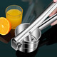 Jingyan manual juicer, hand-pressed orange juice press, pomegranate orange juice press, commercial hand-pressed stall artifact, 1 second juice production, simple and labor-saving, dense hole design | juice separation | stainless steel material
