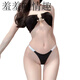 Internet celebrity sexy underwear, thin straps, high-waisted thong, pure desire swimsuit, leggings, sexy hot bikini hotties, black underwear