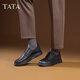 TATA soft-soled business casual leather shoes black VVK01CM4 black 41