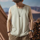 
[Heavy pure cotton] 260G vest men's summer loose sleeveless vest sports and fitness basketball base shirt black (heavy pure cotton) 2XL (130-150Jin [Jin equals 0.5 kg])