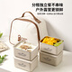 COOKSS Aislamiento Lunch Box estudiante de escuela primaria 304 Aislamiento de acero inoxidable Barrel Oficina Trabajador Microondas HORNO BENTO Caja de bento con tapa