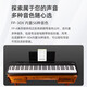 罗兰（Roland）电钢琴FP-18重锤键盘88键成人考级FP30X便携式儿童初学入门电钢琴 FP-30X黑色琴体（单踏板）