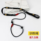 Miling dog traction rope p rope explosion-proof impact training border shepherd golden retriever corgi p chain small medium and large dog walking traction rope black P rope - 1.5m long
