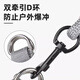 Miling dog leash dog leash set dog harness dog collar dog walking leash dog outing rope universal for small and medium-sized dogs gray chest harness without leash S size recommended 8-15 Jin Jin equals within 0.5 kg