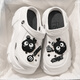 G.Duckkids kleine gelbe Enten Mädchen Kinderhöhlenschuhe im Sommer tragen Kinder Baotou Beach Pantoffeln im Sommer Big Children's Cool Love Coal Ball Khaki 35 -36 [Standardcode]
