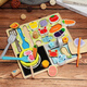 Children's house kitchen toy set board wooden simulated kitchen utensils boy and girl cooking set barbecue shop