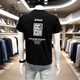 Andseeyou Brand Herren kurzärmelig T-Shirt 2025 Frühlings- und Sommer Neue Mode National Trend T-Shirt Trendy Casual Atemable Top A9918 Model Black 2xl