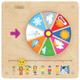 
Weifanjia Kindergarten Early Education Wall Toys Wall Game Board Montessori Teaching Aids Science Popularization Corridor Decorative Wall N21-White Counting Flat Index Mathematics Exercise