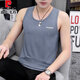 皮尔卡丹（pierre cardin）男装2025新款背心内穿打底衫纯棉不变形青少年健身外穿运动中针织 M9708豆绿 M 【建 议：85斤至100斤】