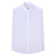 UOSO International Light Luxus Stripless Shirt Herren Langarm Slim Elastic Spring Business Casual No-Solar Herren weiße formelle Kleidung Schwarz PL6167 S 38