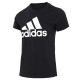 阿迪达斯 （adidas）女装运动套装25夏新款休闲经典透气短袖T恤宽松五分裤短裤两件套 GL0722+JE1309 L