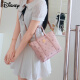 Disney Umhängetasche Frauen 2025 Neue Einkaufstasche große Kapazität Pendler Crossbody Achselbeutel Erdbeerbär Rosa