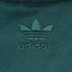 阿迪达斯 （adidas）三叶草短袖连衣裙女裙夏季运动裙V领半袖衫休闲T恤裙子 IR6042森林绿 L
