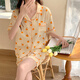 HUALIN FASHION夏季粉花泡泡袖短袖可爱薄款家居服套装 zd-673#库洛米 170 M