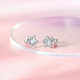 Saturday Fortune Small Silver Flower Petal Earrings Women's S925 Silver Earrings Birthday Gift J0912154 Pair