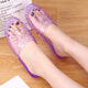 Yunyouli (yunyouli) summer women's crystal sandals comfortable flat heel PVC slippers 1478 yellow 38