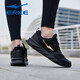Hongxing Erke Herrenschuhe Sommer Mesh Laufschuhe Marke Authentic 2025 Neue atmungsaktive leichte Maschenschuhe gepolstert Männer Sportschuhe, schwarzes Gold 3291 [Mesh-Hot-Selling-Modell] 41 High