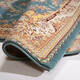 LUODABAN TURKISH PERSIAN STYLE Wohnzimmer Teppich Wohnzimmer amerikanischer Land für europäische Stile European Style Matte Neoklassische Schlafzimmerbett 3888 Blau Grün 200 cm*290 cm _Die Flusen ist sehr dicht und wiegt ungefähr _42_Jin [Jin ist gleich 0,5 kg.