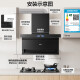 Haier Frequency Conversion Range Hood Gasherd Set Top Side Double Three-Stufe Range Hood Haushalt Stille 30 Kubikwürfel Super großes Saugbetreuungsanschluss 739UD [Nationales Supplement 2] Neue Top-Side