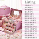 Xinge Детские украшения игрушки Diy Princess Accessories Accessories Hair Clip Gift Box Set The Draping Grand Gutd