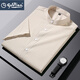 GOLDLION G+ goldlion stand collar short-sleeved shirt men's summer thin high-end business casual top men's no-iron Henry collar white M