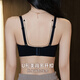 Urban Beauty Bra Thin Underwear Women's 2025 New Small Breast Showing Big Underwear Thin Shoulder Straps Girls Underwear Beautiful Back