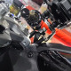 Tacx&五匹合作款适用春风675SR甲壳虫减震手机架摩托车螃蟹三星手机支架可旋转保护摄像头 【五匹彩色螃蟹面板】春风675sr通用款