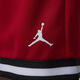 耐克（NIKE）Jordan官方耐克乔丹男童幼童季后赛T恤和网眼布短裤套装夏II2533 687健身红 110 S