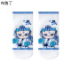 Brudin boys' socks for summer thin Nezha socks for children's pure cotton spring and summer thin boys cartoon Ao Bing mid-tube mesh QH 677 robot suit 5 pairs 9-12 years old Recommended foot length 19-23CM [shoe size 3