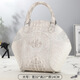 Kavanti Himalaya Shell-Tasche Licht Luxusmarke Strukturierte Krokodil-Leder-Frauentasche Echtes Leder große Kapazität Crossbody Handtasche Himalaya White-Small