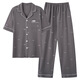 Herren-Pyjamas Frühling und Herbst Langarmgeschwindige Freizeitkleidung mit großer Set N9859 175 L