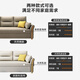 Zhenhe meubles pliants canapé à double usage lit petit salon étude unique de tissu multifonctionnel NAPon de la ligne de coton à la peau respirante 丨 Sponge Style 138 cm Diamètre extérieur Multi-Color Option Multi-Color Option