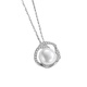 Fat Donglai's same style pearl pendant single single natural freshwater pearl silver bead necklace pendant women's silver light luxury niche golden natural freshwater pearl earrings