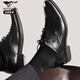 Seven Wolf Socks Men's Pure Cotton Summer Mid-Call Sweat-Absorbing and Breathable 7A Antibacterial and Antiodor Solid Color Thin Style Gentleman Socks
