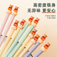 Baige Children's Copsticks pour les baguettes à haute température à haute température ménagères et antidérapantes pour les repas séparés pour les baguettes publiques apprenant des baguettes et des bouchons en alliage de table en alliage 4 Double Pack (Little Dinosaur Style)