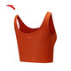 ANTA Ice Skin Antibacterial Sports Vest Women's Summer New Soft Breathable Pilates Yoga BRA Wearable Underwear Firework Red-4 2XL (Female 180)