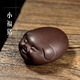Tea Pet Purple Clay Can Raise Little Lucky Pig Decoration Zodiac Pig Sculpture Handle Tea Tray Home Decoration Tea Play Tea Gift High-end Purple