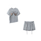 RE VAN Rui Fan New Product Designer Fun Gray T-shirt Skirt Suit RL32403201 Gray M /38