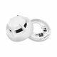 Fullsell JTY-GM-V6621 point-type photoelectric smoke fire detector temperature-sensitive hand alarm sound and light input and output module host and linkage power supply Fullsell smoke detector JTY-GM-V6621 (including base)