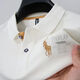 Lao Luo Polo Shirt Short à manches à manches courtes Paul Lapon Ti-SHIRT OFFICIEL STAGNE POLO POLO POLO POLO MIDE MIDE 829 GREN GREN GRENE [HIGHE-DEP] 2XL 145-165JIN [Jin est égal à 0,5 kg]