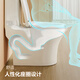 ArROW Toilet, large impulse jet siphon toilet, anti-odor, water-saving household one-piece water pump toilet, thin model/siphon strong flush, AEB12609 305 pit distance (applicable to 290~380mm) inspection and signing