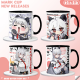 Urabashi Mingchao Zanni Xiakong Cup Peripheral Anime 2D Game Péripheral Water Cup [White Hand] DR6198 TUG EXQUISITE [Coupe simple + cuillère + couvercle de tasse + Course]