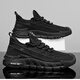 Huilirui Coconut Shoes Men's Shoes New Breathable Hollow Mesh Shoes Men's Sports Shoes Non-Slip Casual Flying Daddy Shoes Q9221 Gray 40