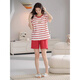 Modal 2025 Nuevo pijama de Palando para mujeres en el verano Algodón puro Sweet Casual Sports Relling Relling Z9855 M [recomendado 80-100 Jin [Jin iguala 0.5 kg] desgaste]