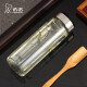 Heenoor Store Flagship oficial de Heeno Copa de vidrio de una sola capa Portable Portable Portable Copa de agua resistente al calor Hogar simple Copa de té de gran capacidad para tazas Taza de 695 ml de viernes con malla de filtro