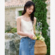 梵希蔓时尚休闲背心吊带女2025年夏季新款气质百搭圆领打底衫上衣 A1396 杏色 M