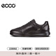 ECCO business casual shoes for men breathable low-top cowhide shoes Yashi 207124 01001 black 40