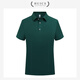 汇彩衫弹力冰丝POLO衫工作服定制夏季翻领短袖企业公司员工装T恤印logo 【冰丝抗皱】DC-677T恤短袖 墨绿 XL