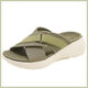 Markenausschnitten Clearance Spezielle Lederschuhe für Frauen im Sommer Outdoor Mutter Sandalen 2025 Neue Sandalen im britischen Stil Grün Softer Sohle 37 Standardcode